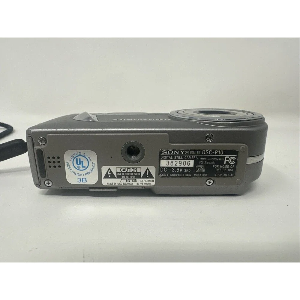 Sony CyberShot DSC-P10 5.0MP 3x Zoom Digital Camera Parts Repair